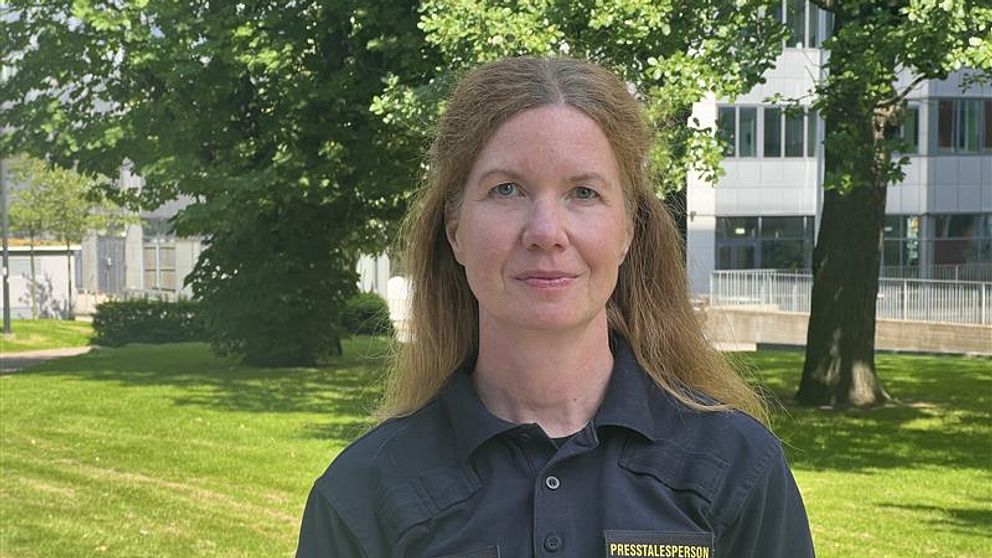 Caroline Karlsson, polisens presstalesperson