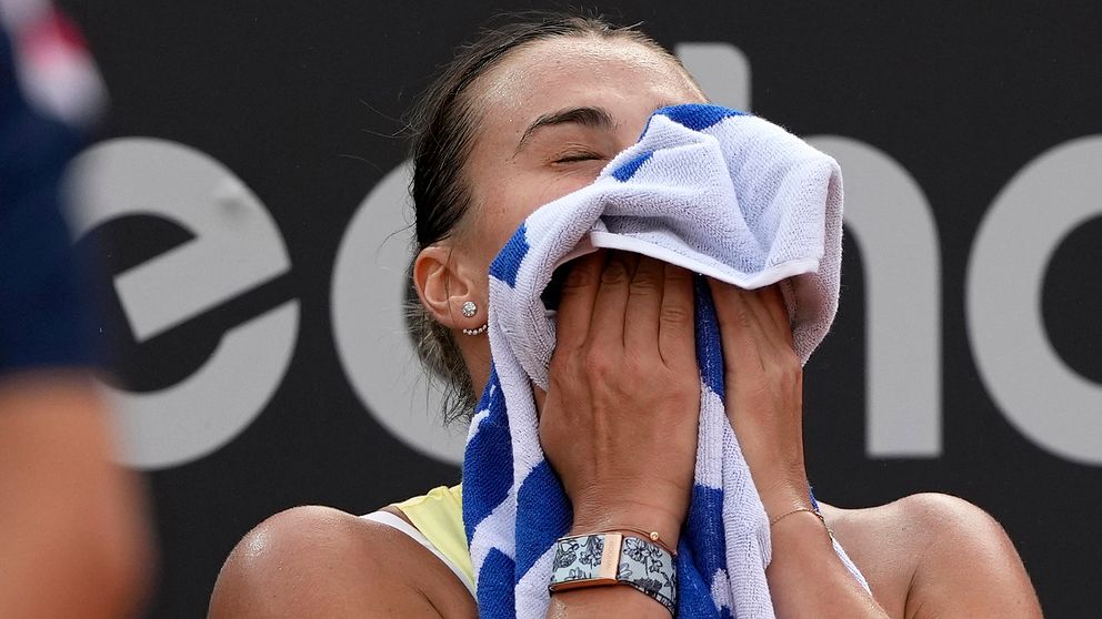 Aryna Sabalenka på skämthumör efter finalen i Rom mot Iga Swiatek: ”Vill tacka mitt team för ännu en förlust”