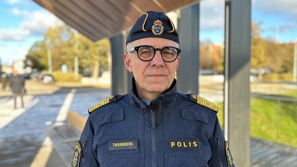Rikspolischef Anders Thornberg i Skellefteå