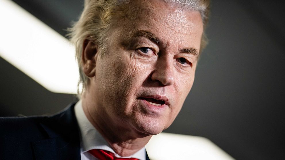 Geert Wilders, partiledare för Frihetspartiet (PVV) i Nederländerna