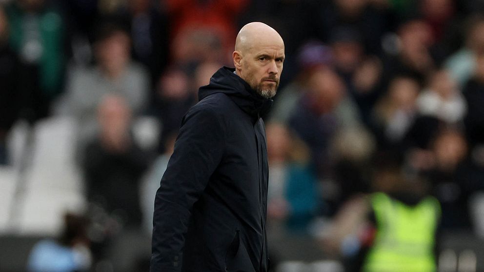 Manchester Uniteds tränare Erik ten Hag