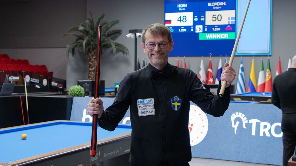 Biljardspelaren Torbjörn Blomdahl