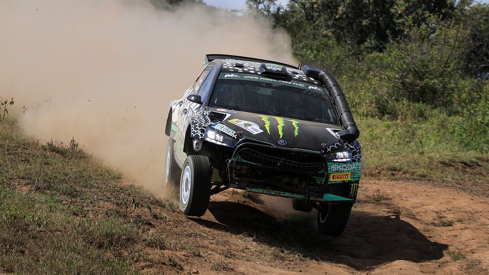 En rallybil