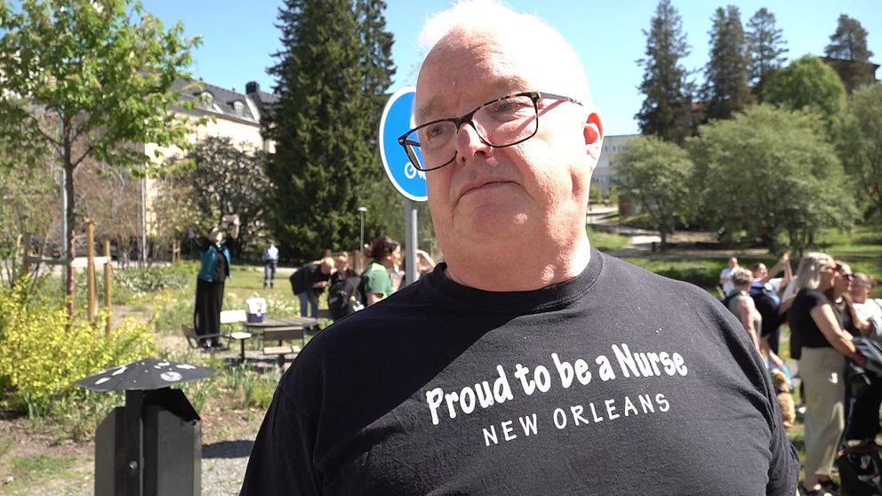 Per Enqvist, sjuksköterska på ögonmottagningen vid Norrlands universitetssjukhus.