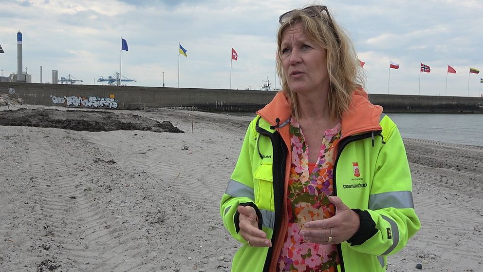 Elisabet Lindberg från Helsingborgs stad på Tropical beach.
