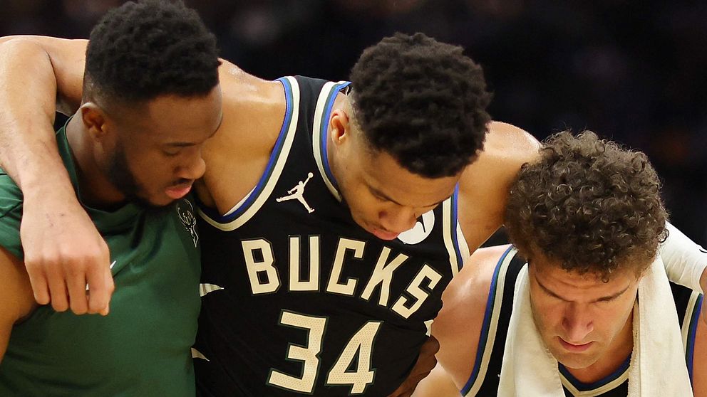 Giannis Antetokounmpo missar resten av grundserien för Milwaukee Bucks