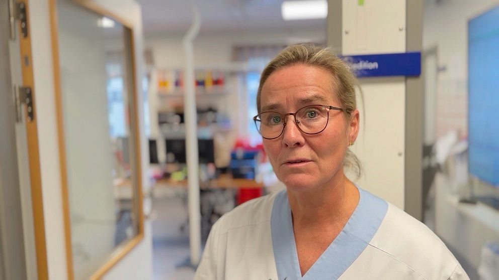 Marie Jinder, verksamhetschef infektionskliniken i Skellefteå