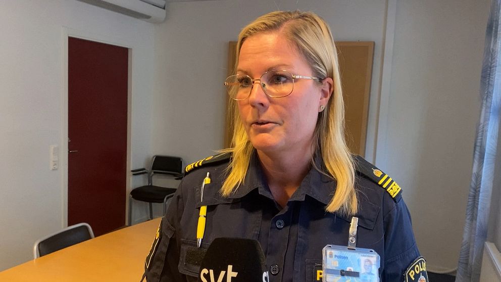 Josefine Perming Tengqvist, chef för avdelningen för grova brott vid polisen i Västernorrland.