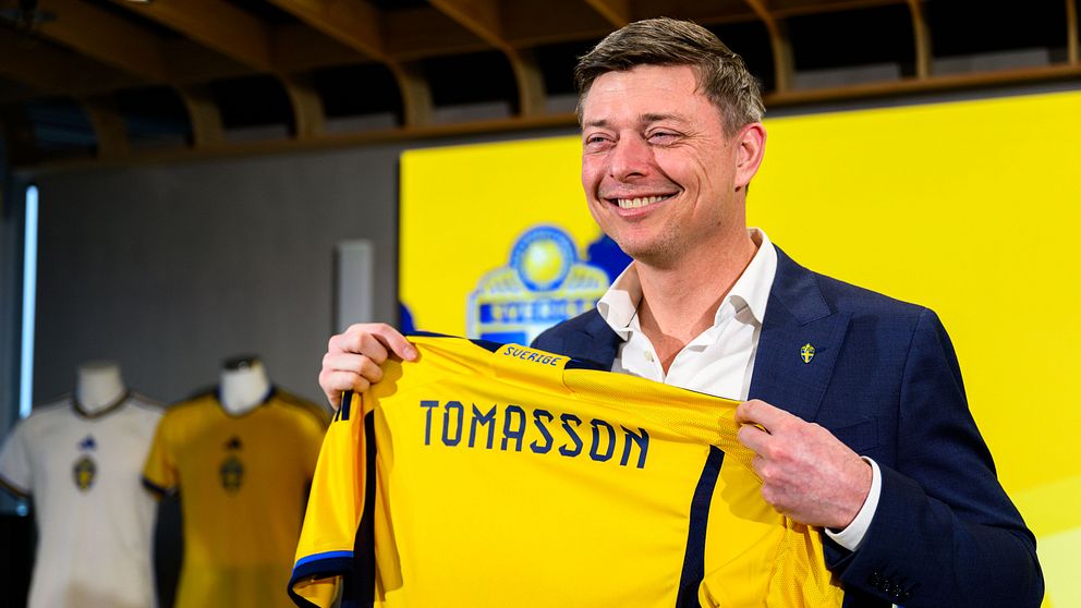 Jon Dahl Tomasson, svensk förbundskapten.