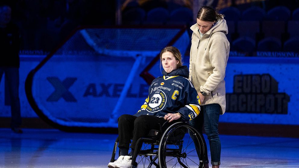 Sanni Hakala hyllades inför HV71-Skellefteå