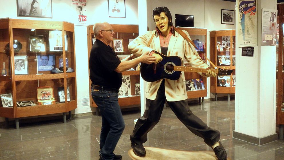 Elvis Presley – från vagga till grav utställning Karlskrona