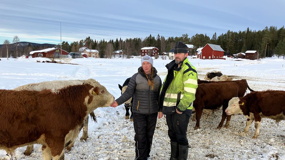 Lantbrukarpar i Överhogdal