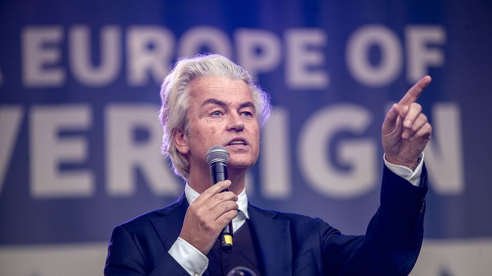 Geert Wilders, partiledare för frihetspartiet PVV