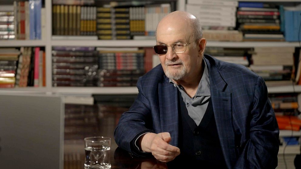 Författaren Salman Rushdie