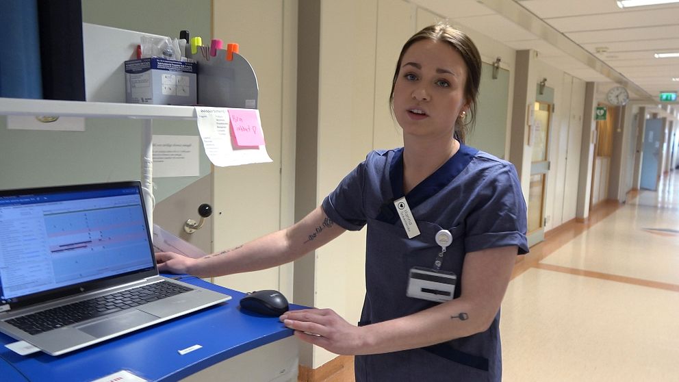 Sjuksköterskan Hanna Godén har valt en fast tjänst på kirurgen
