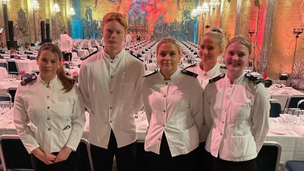 Elever från Åre restaurangskola