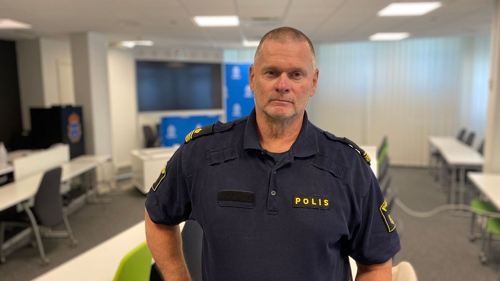 Polisinspektör Anderz Ohlsson vid Sundsvallspolisen.