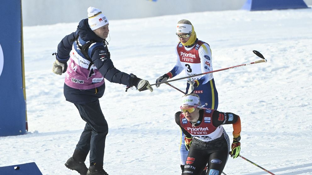 Maja Dahlqvist tappade runt sex sekunder på stavbrottet men tog sig ändå till semifinal.