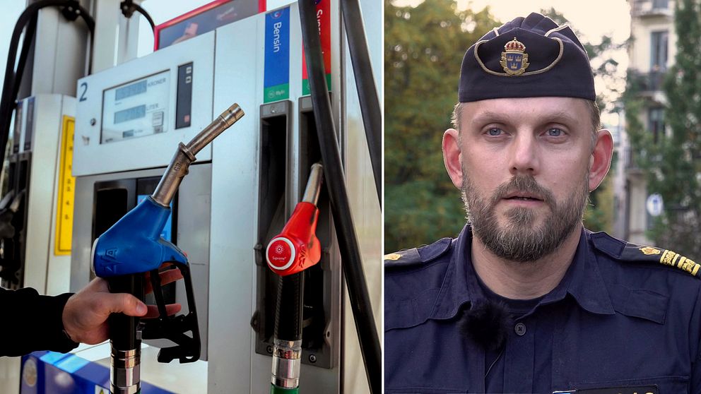 bensinstation, Polis Erik Åkerlund