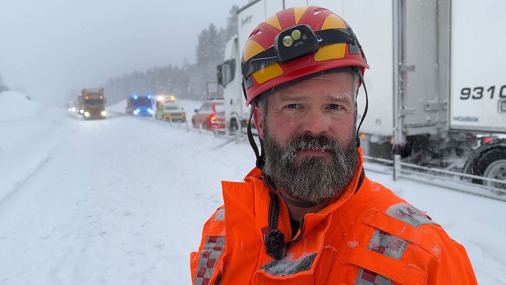 Räddningstjänst vid olycka utanför Bureå Skellefteå kommun