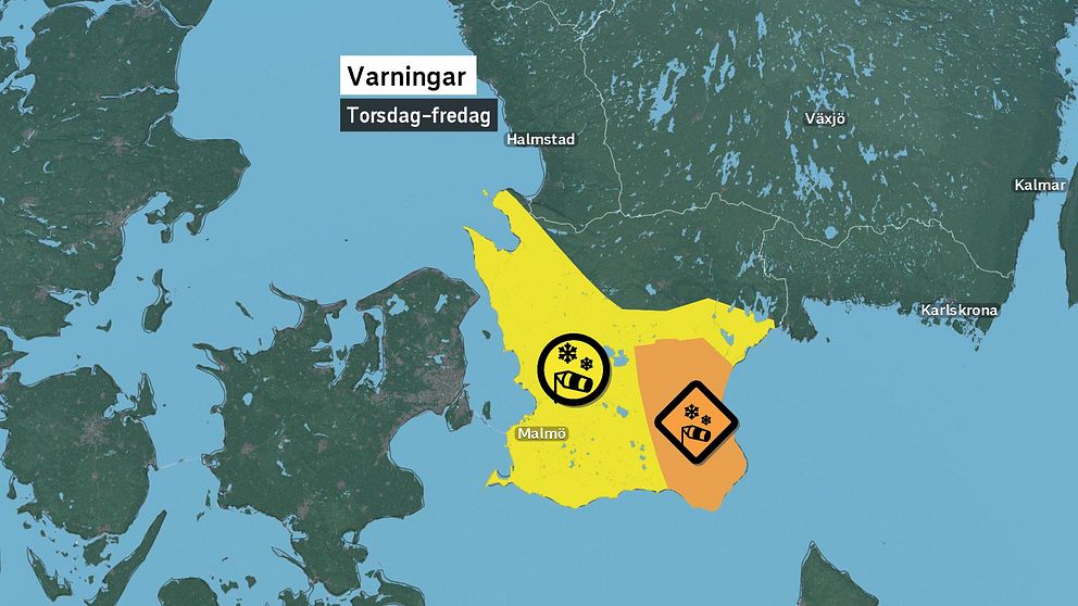 Orange vädervarning: Inställda tåg, bussar och skolskjuts | SVT Nyheter
