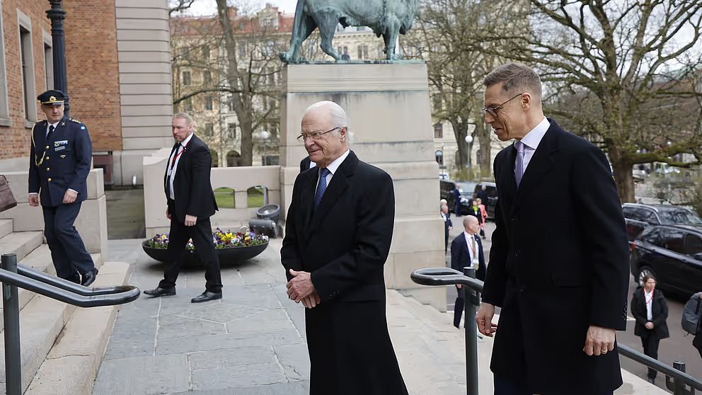Kungen och Finlands president.
