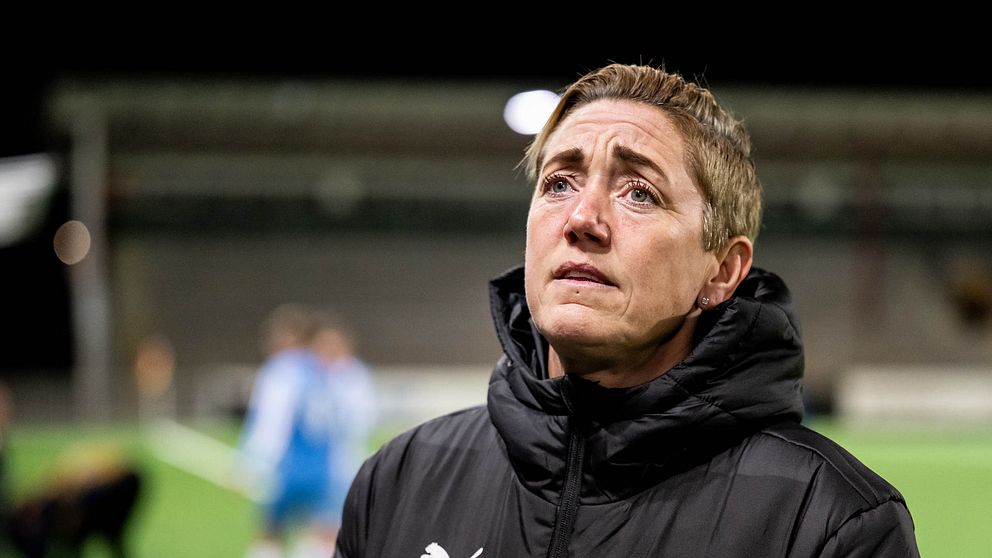 FC Rosengråds sportcef Therese Sjögran efter en match.