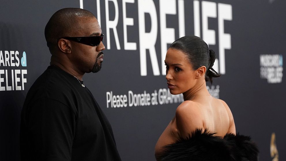 Kanye Wesst och frun Bianca Censori