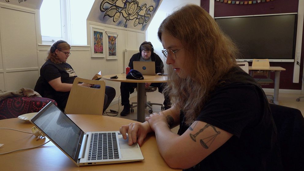 Hampus Nord, elev på Kristinehamns folkhögskola