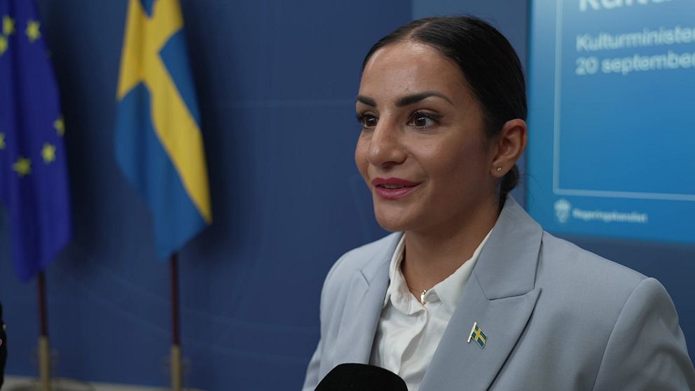 Kulttuuriministeri Parisa Liljestrand (M). Kulturminister Parisa Liljestrand (M).