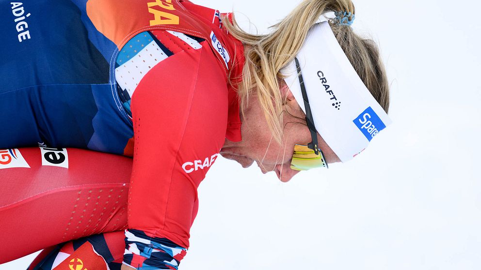 Astrid Öyre Slind har varit utslagen sedan hon bröt Tour de Ski.