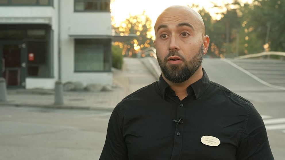 Pablo Mendoza, ordförande Sveriges lärare i Huddinge, efter skjutningen på Trångsundsskolan.