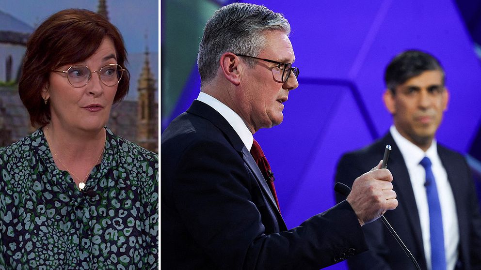 Tories Rishi Sunak och Labours Keir Starmer