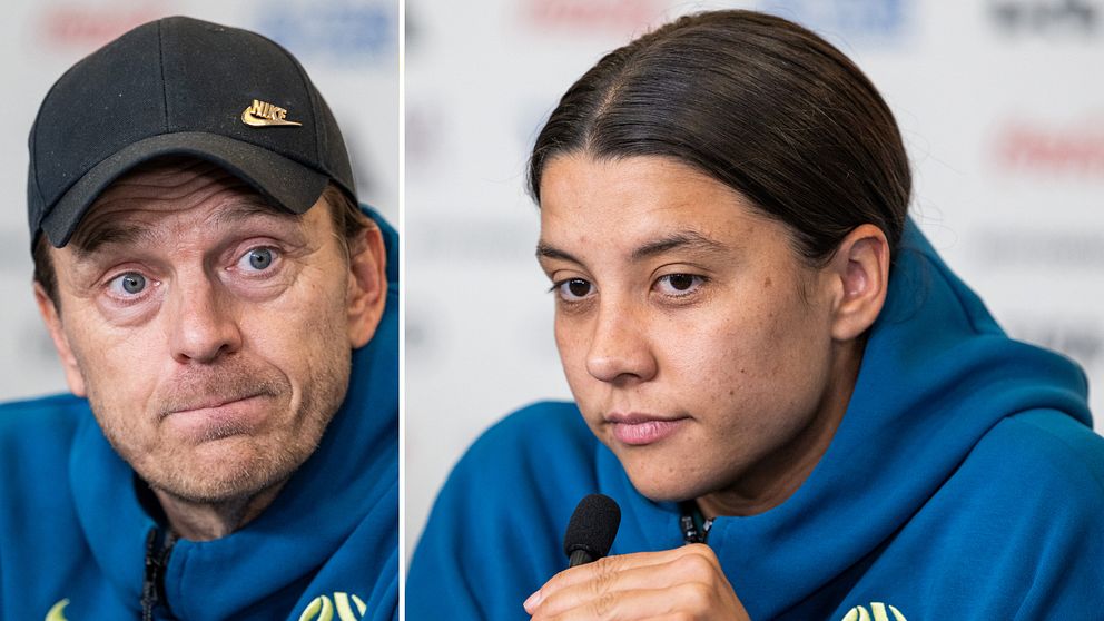 Tony Gustavsson och Sam Kerr