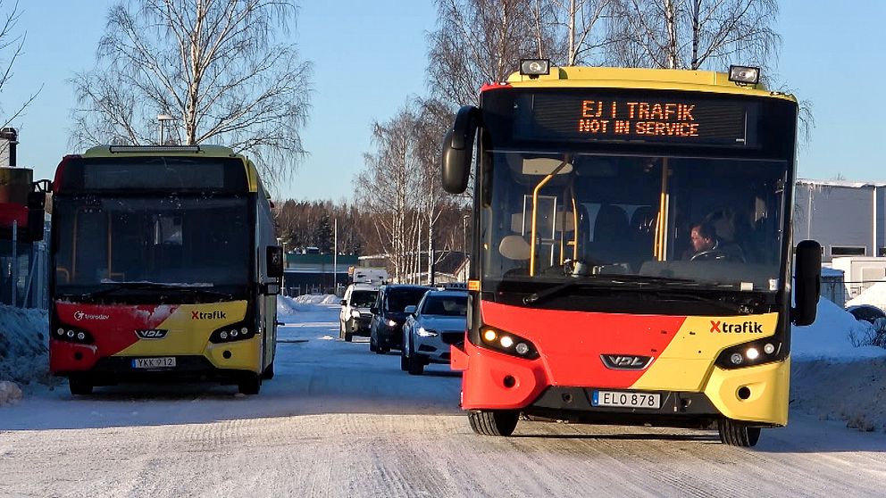 Bussar i Sandviken