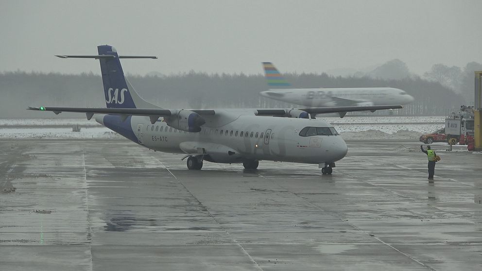 SAS- och Braathensplan på Malmö Airport