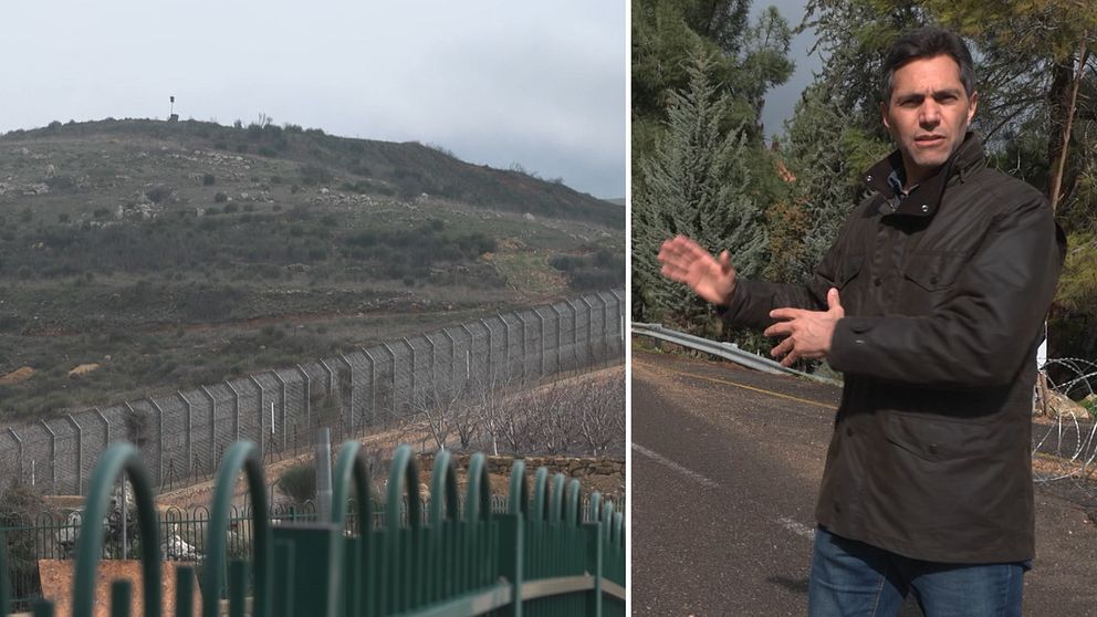 Samir Abu Eid, Mellanösternkorrespondent, rapporterar från gränsen till Libanon i norra Israel.