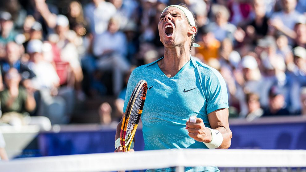 Rafael Nadal vidare till semifinal i Båstad efter dubbel vändning