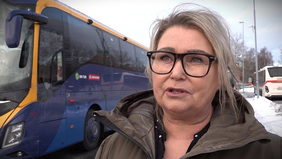 Ann-Christin Gulle är vd för Centrala Buss, som samordnar flera bussbolag i länet.