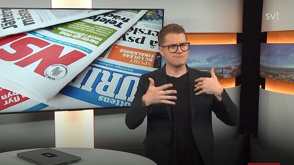 tidningar och programledare