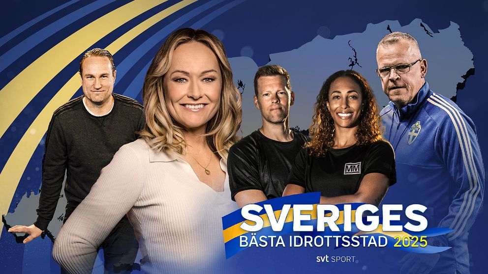 Chris Härenstam, Yvette Hermundstad, Marcus Nilsson, Kalis Lloyd och Janne Andersson är med i juryn som utser Sveriges bästa idrottsstad 2025