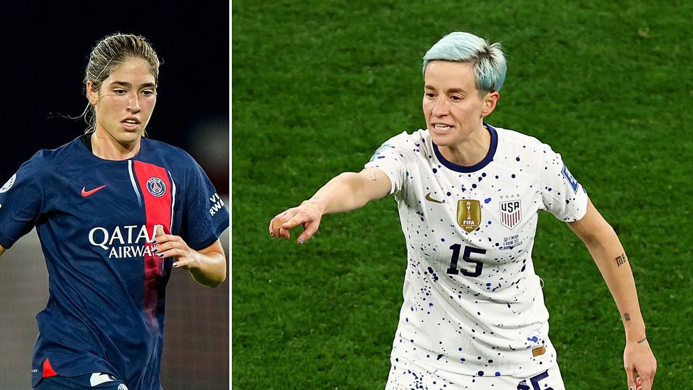 Korbin Albert & Megan Rapinoe.