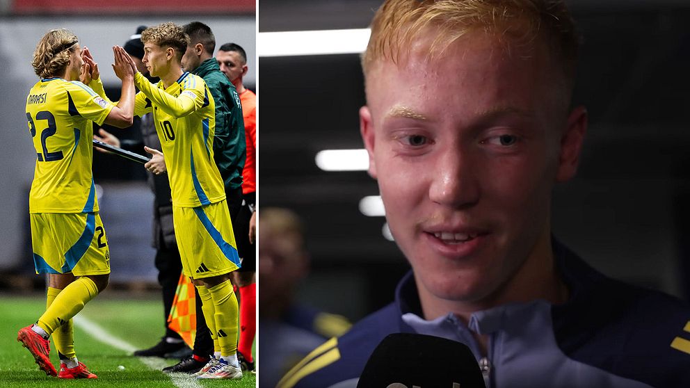 Hugo Larsson med Hugo Bolin och Sebastian Nanasi.