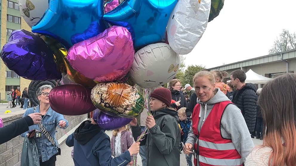 Balongförsäljning på Rönnbydagen