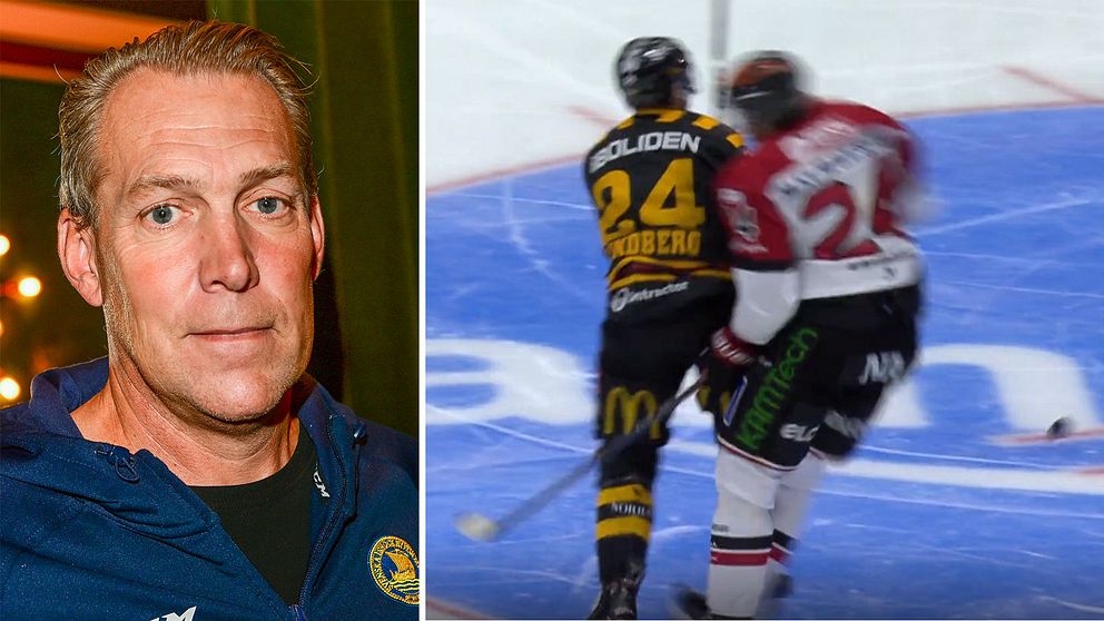 Morgan Johansson om open ice-tacklingar.