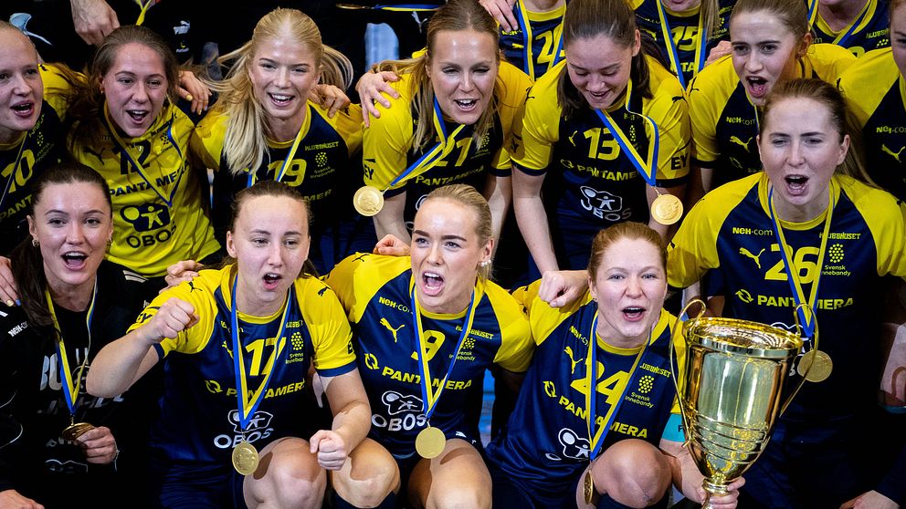 VM-guld innebandy 2021.