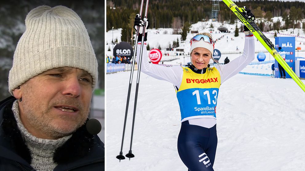 Anders Blomquist och Therese Johaug