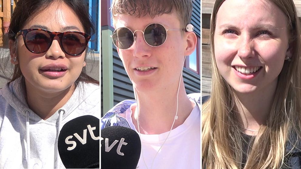 Studenter intervjuas i Luleå om hur de firar mors dag på distans.