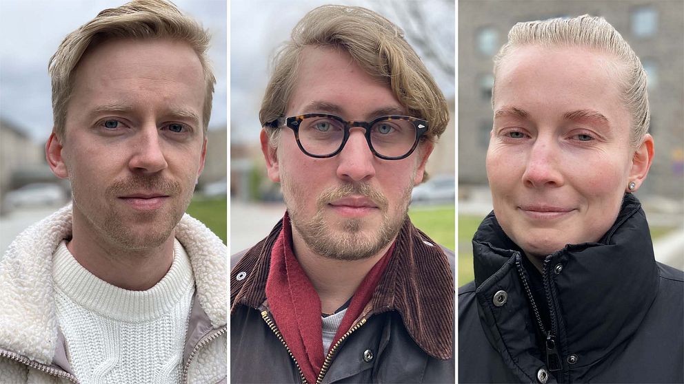 Tre personer som bor i området i Örgryte där skottlossningen inträffade.