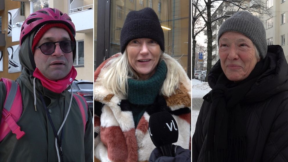 tre röster på stan om snöröjning